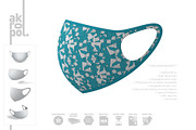 Face Mask Mockup, a Mask Mockup by akropol (Thumbnail 9 of 12)