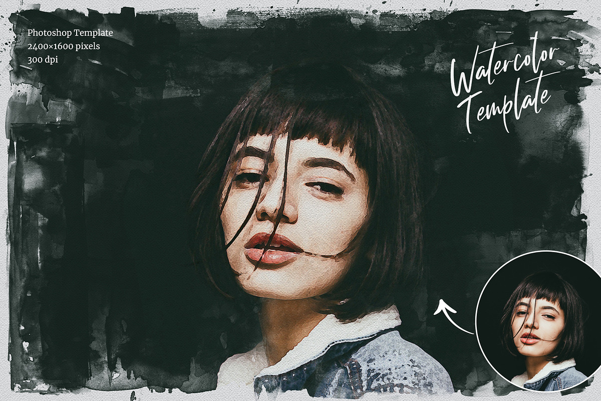 Watercolor from Photo Template, a Templates & Theme by Andrew Skoch Design (Photo 2 of 6)
