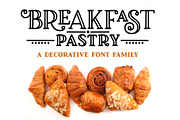 Breakfast Pastry: a decorative font!, a Serif Font by Missy Meyer (Thumbnail 1 of 8)