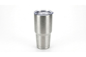 Steel Cup W Clear Lid, an Object Illustration by CREATIVEDEF