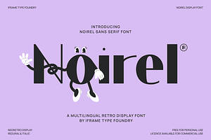 Noirel Retro Font