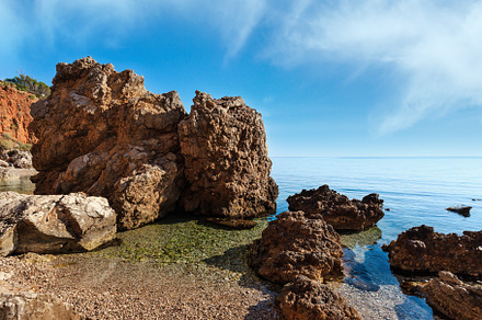 Sea bay in Zingaro Park, Sicily, Italy, a Nature Photo by YuriyB