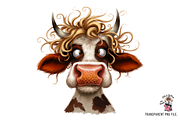Comics Cow Clipart Bundle, a Graphic by Clipart Bloom (Thumbnail 6 of 12)