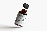 Vitamins | Supplement Bottle Mock-Up, a Cups & Container Mockup by TSOBG (Thumbnail 3 of 13)