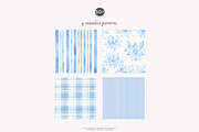 royal bloom watercolor floral set, a Decorative Illustration by Patishop Art (Thumbnail 6 of 10)