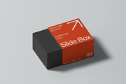 Slide Gift Box Mockup, a Packaging Mockup by UFR_GRAPHIC (Thumbnail 3 of 4)