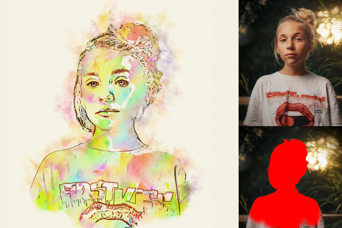 Advance Watercolor Effect, an Action Add-On by MRI STUDIO (Photo 15 of 16)