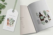 Organic Cosmetic. Bottle Plants, a Healthcare Illustration by ms Julia Nova (Thumbnail 3 of 7)