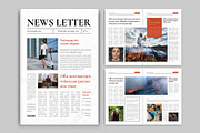 News Letter Template, a Brochure Template by E-Type (Thumbnail 1 of 6)