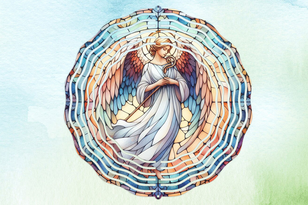 Stained Glass Angel Sublimation, a Work Illustration by Dream Creation (Photo 6 of 7)