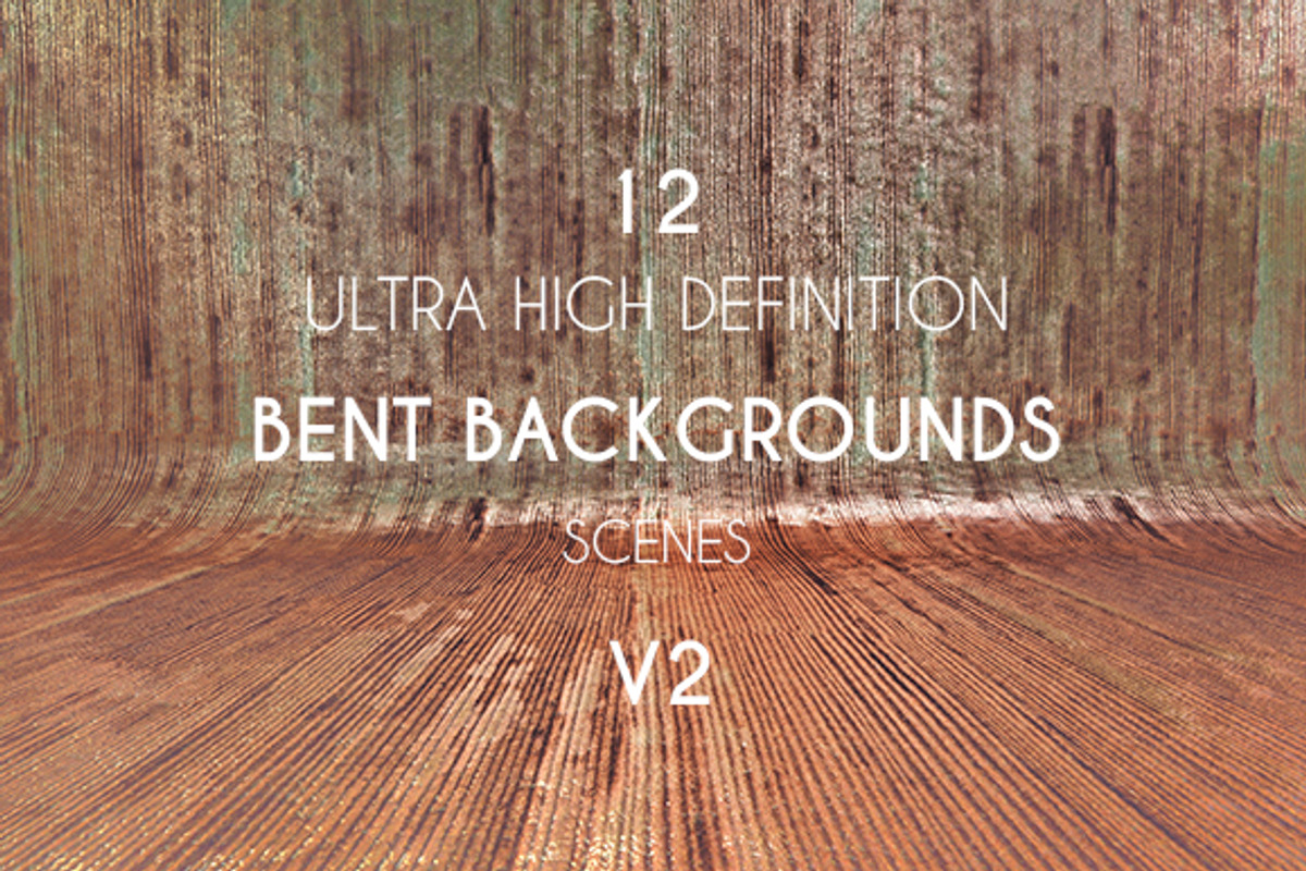 12 UHD Bent Background Scenes V2, an Object Graphic by LuisFaus (Photo 1 of 5)