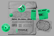 Retro Futurism Brutalist Collection, a Branding & Logo Template by Graphicdome (Thumbnail 4 of 13)