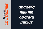 Spantaran – A Sporty Display Typefac, a Sans Serif Font by NURF Designs (Thumbnail 2 of 4)