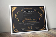 Certificate Word | PSD | AI, a Stationery Template by Curve Design (Thumbnail 1 of 5)