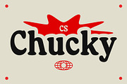 CS Chucky – Retro Font, a Serif Font by Craft Supply Co. (Thumbnail 1 of 8)