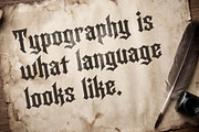 Kastil Kuno - Blackletter Font, a Blackletter Font by Aksapix Studio (Thumbnail 3 of 7)