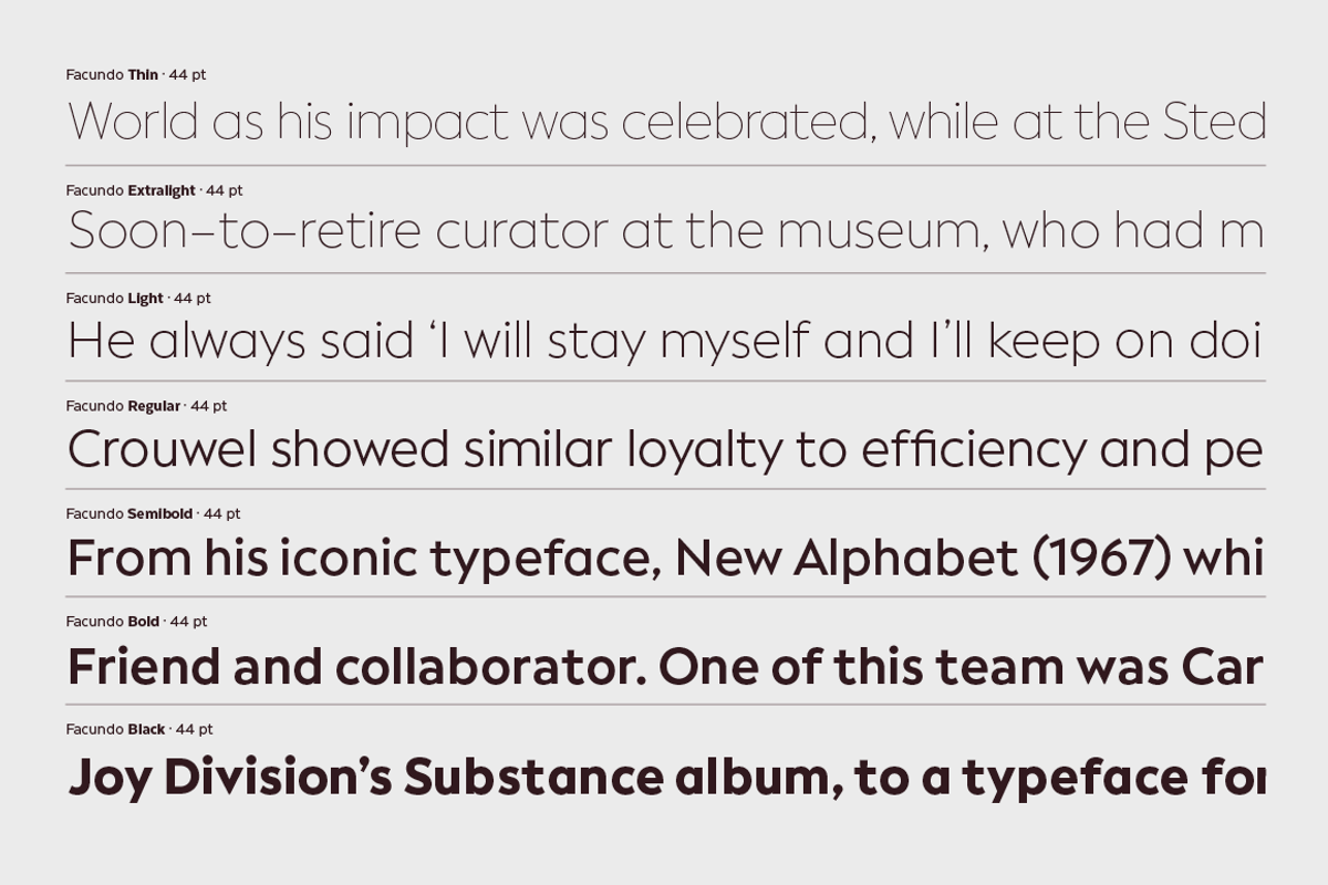 Facundo, a Sans Serif Font by Latinotype (Photo 8 of 15)