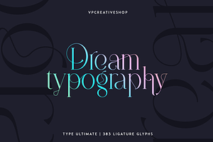 Type Ultimate - Serif Logo Font