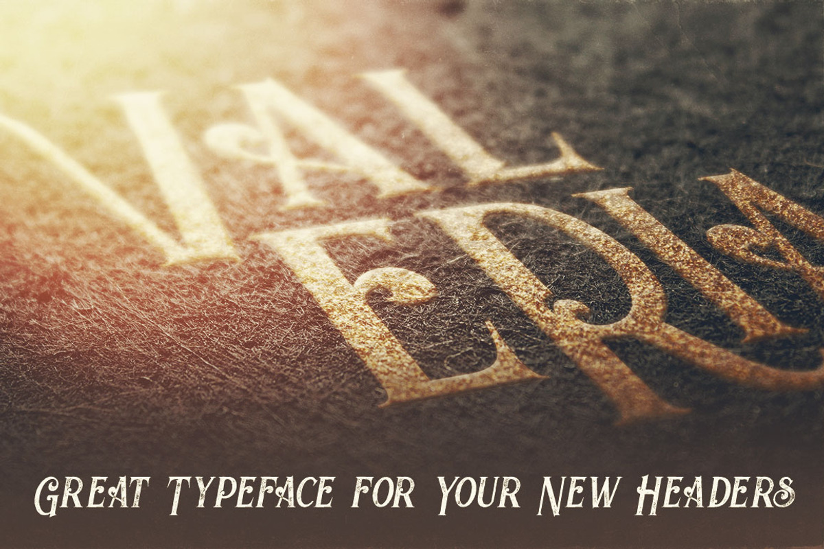 Valeria - Display Font preview 4