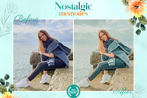 7 Nostalgic Cyan Lightroom Presets