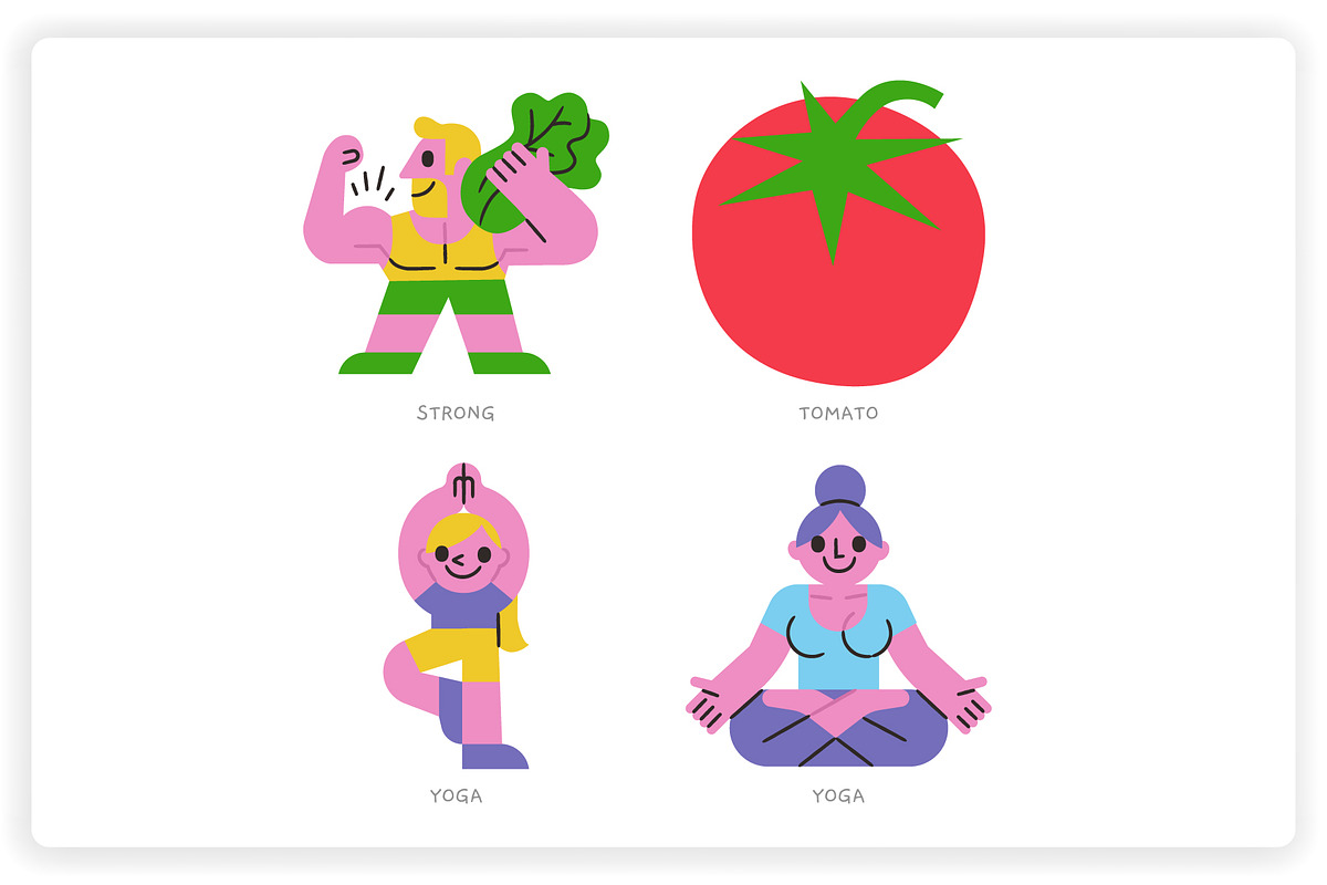 Healthy Foods, a Food Illustration by monkik (Photo 9 of 14)
