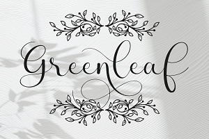 Greenleaf font duo