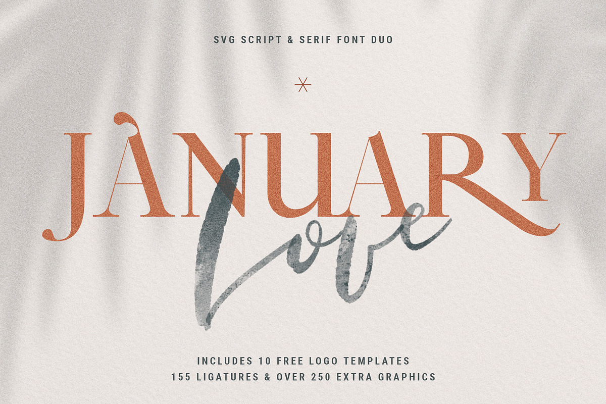 January Love - SVG Font Duo Pack, a Serif Font by SilverStag Type Foundry (Photo 35 of 35)