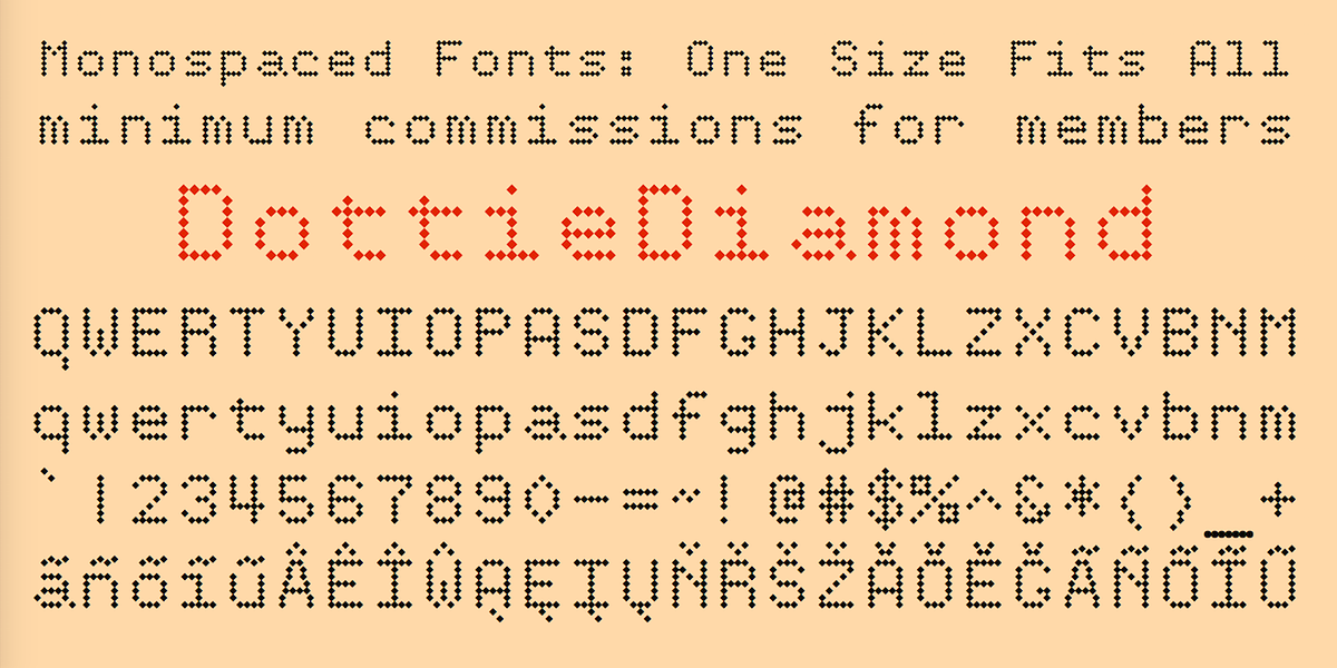 Dottie, a Font by Ingrimayne Type (Photo 2 of 5)