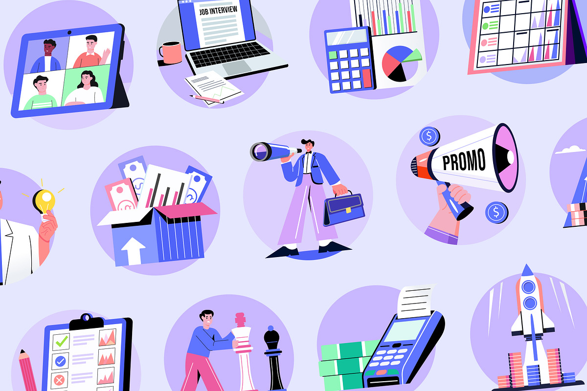 Business illustrations, a Finance Illustration by Brickclay (Photo 6 of 9)
