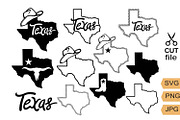 Texas svg bundle, Texas map design, a Graphic by TanchaArt (Thumbnail 1 of 7)