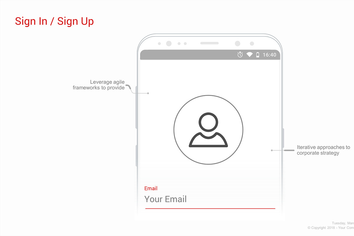 Easy UX PowerPoint Template, a Presentation Template by Knockout Prezo (Photo 5 of 8)