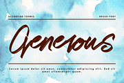 Byzantine Themes Brush Font, a Script Font by 177Studio (Thumbnail 3 of 7)