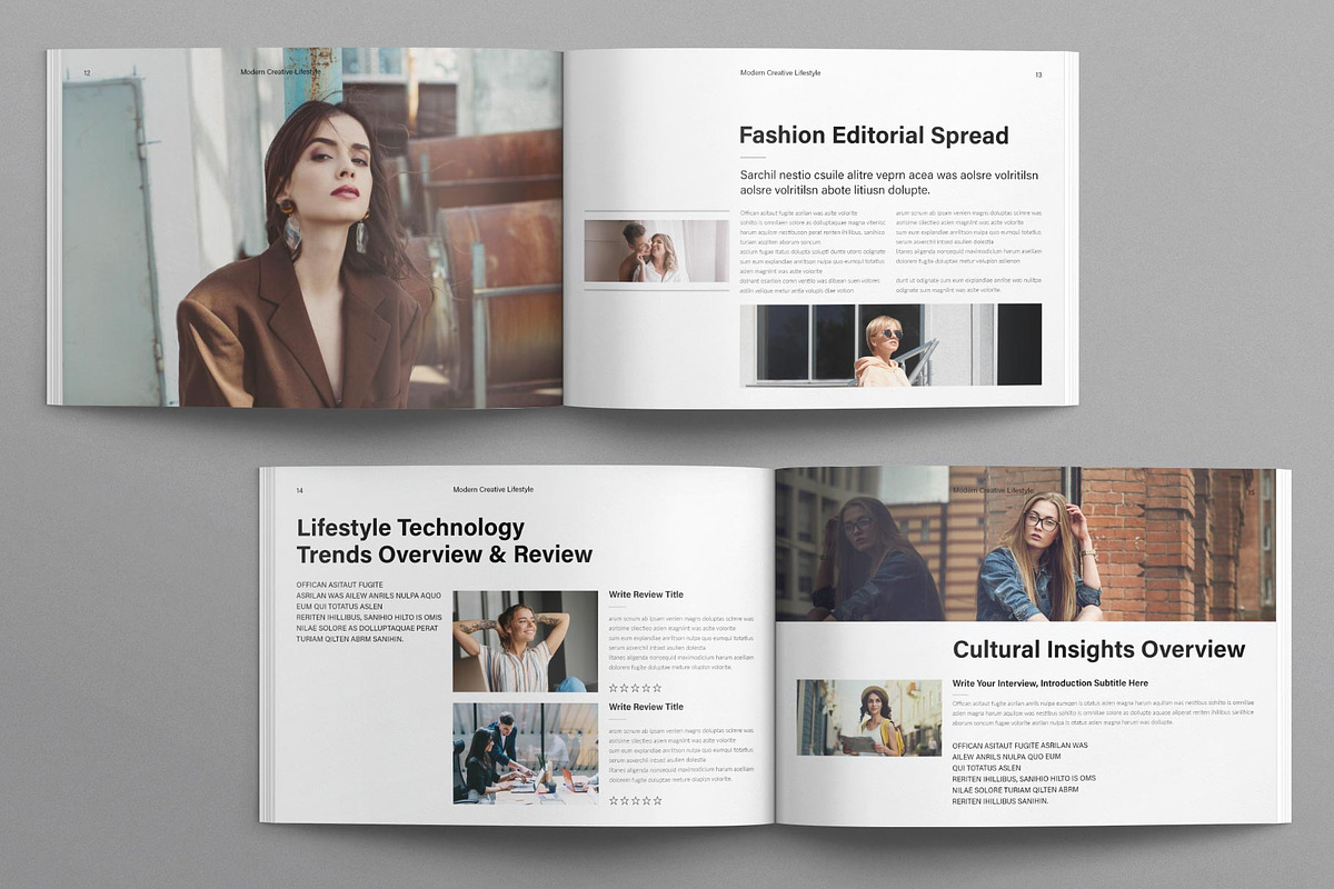 Modern Creative Lifestyle Magazine, a Magazine Template by MassiveCreator (Photo 5 of 8)