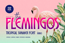 The Flemingos - Tropical Summer Font