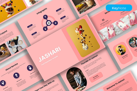 Jashari- Food Keynote Template preview 6