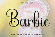 Barbie, a Handwritten Font by FreshTypeINK (Thumbnail 1 of 8)