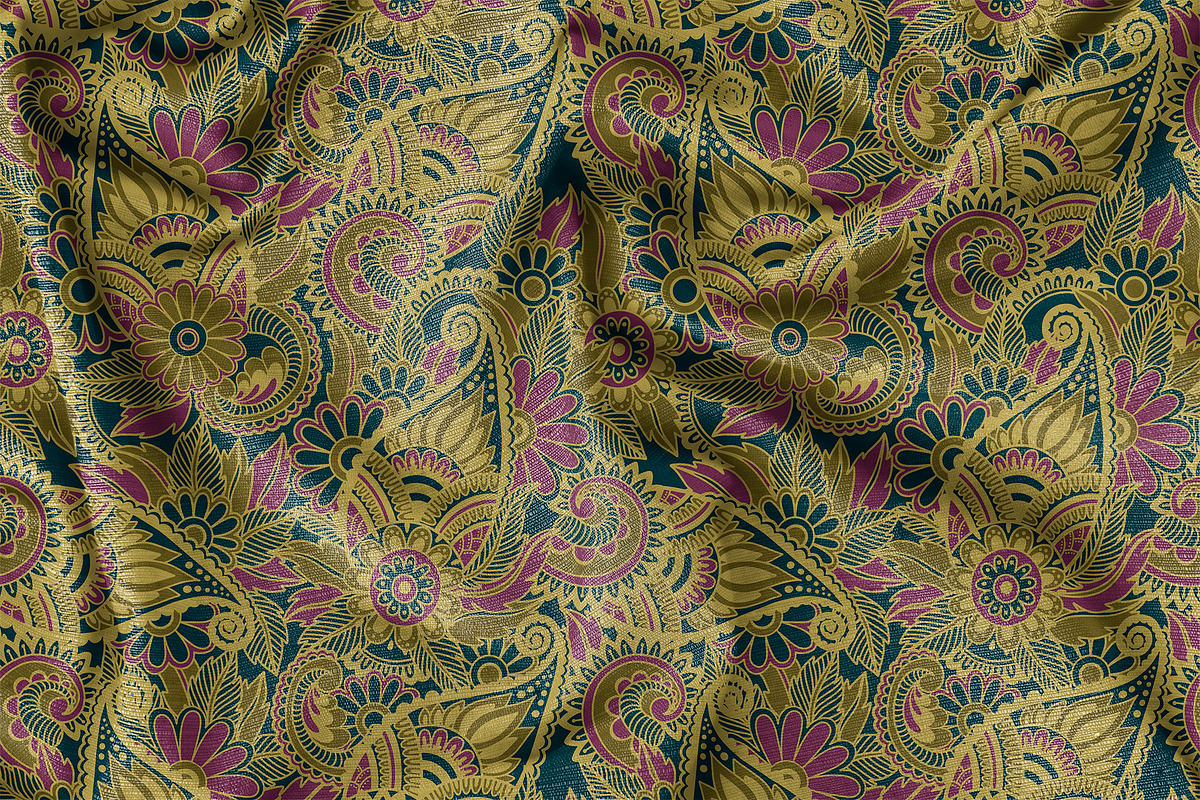 Seamless pattern in Folk style, a Pattern Graphic by palllna (Photo 2 of 6)