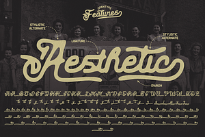 Leather Necks - Vintage Font Duo