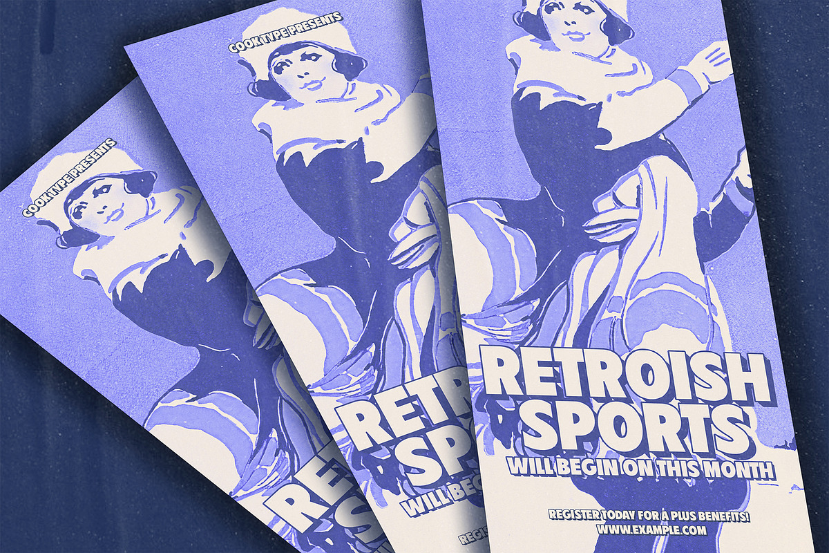 Retroish Display Typeface, a Sans Serif Font by graphicook (Photo 5 of 10)