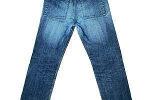 Jeans isolated, a Photo by saiko3p