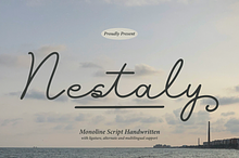 Nestaly Monoline Script Handwritten