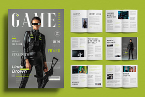 Magazine Layout, a Magazine Template by ContestDesign