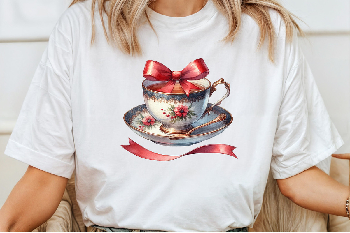 Winter Tea Party Clipart, an Illustration by Pixels.Craft (Photo 6 of 7)