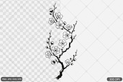 Cherry Blossom SVG PNG Bundle, an Illustration by Actual Pixel (Thumbnail 5 of 33)