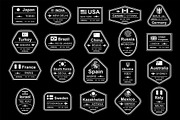 Travel Visa Stamps + pattern, a Graphic by Volyk (Thumbnail 2 of 4)