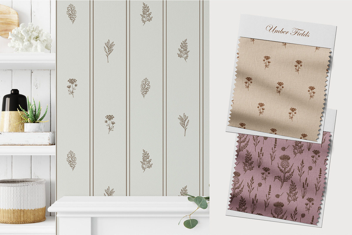 Umber Fields - Seamless Patterns, a Pattern Graphic by InaCorart (Photo 11 of 13)
