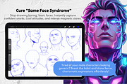 150+ Anime Male Head Procreate Stamp, a Brush Add-On by Selentaori Studio (Thumbnail 4 of 11)