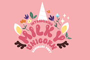 Milky Unicorn, a Font by caocastudio (Thumbnail 1 of 6)