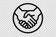 Handshake Partnership Vector Icon, an Object Graphic by Artonix (Thumbnail 3 of 3)