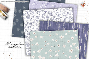 Spring Seamless Digital Paper Pack